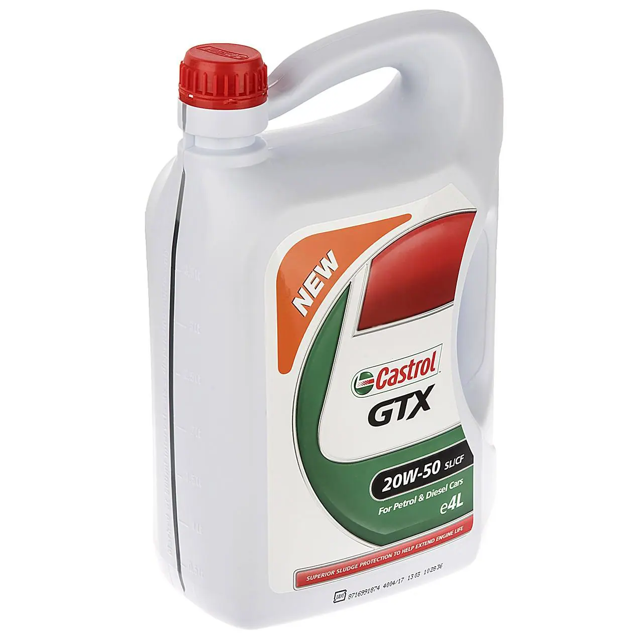روغن موتور کاسترول GTX 20W-50 SL – چهارلیتری